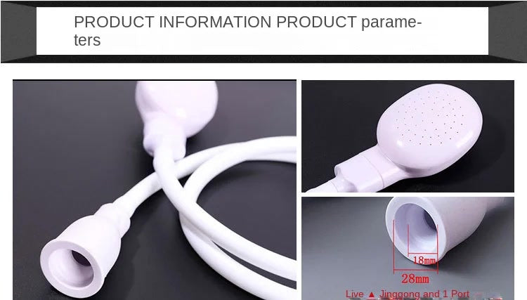 Portable Handheld Splash Shower Tub Sink Faucet Attachment Hose Head Washing Sprinkler Shower Kit Spray Pet