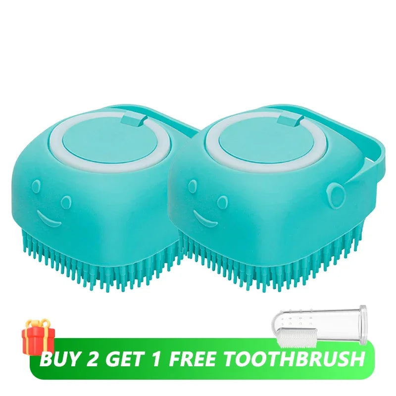 Silicone Pet Shampoo Brush