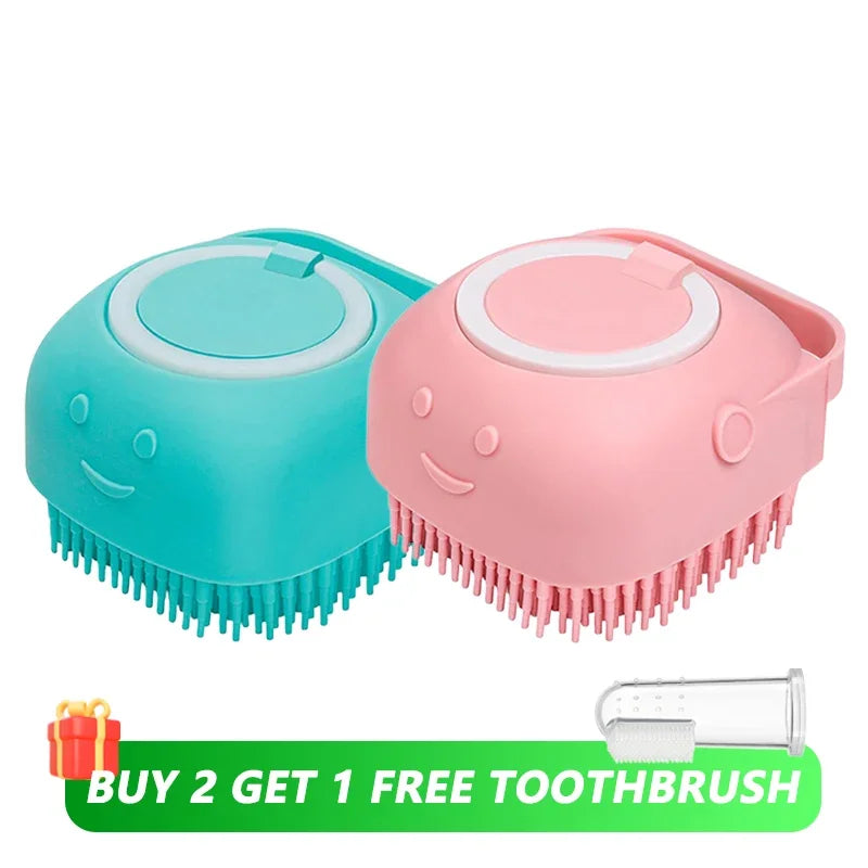 Silicone Pet Shampoo Brush